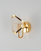 Бра Moderli Shade V8051-1W цвет плафона/подвески Прозрачный, цвет арматуры Золото-8