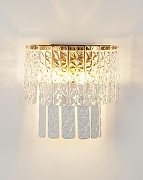 Накладной светильник Moderli Alberto V8081-2W цвет плафона/подвески Прозрачный, цвет арматуры Латунь-3