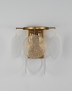 Накладной светильник Moderli Classic V9031-2W цвет плафона/подвески Прозрачный, цвет арматуры Латунь-2