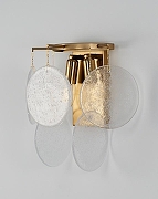 Накладной светильник Moderli Classic V9031-2W цвет плафона/подвески Прозрачный, цвет арматуры Латунь-4