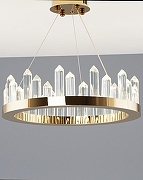 Подвесной светильник Moderli Ingrid V9050-PL цвет плафона/подвески Прозрачный, цвет арматуры Золото-5