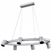 Подвесной светильник Vele Luce Zoom VL10113P06 цвет плафона/подвески Серебро, цвет арматуры Серебро-1