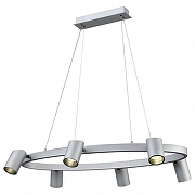 Подвесной светильник Vele Luce Zoom VL10113P06 цвет плафона/подвески Серебро, цвет арматуры Серебро-2