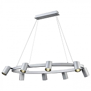 Подвесной светильник Vele Luce Zoom VL10113P08 цвет плафона/подвески Серебро, цвет арматуры Серебро-2