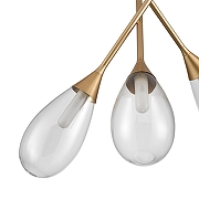 Подвесной светильник Vele Luce Grazioso VL5864P03 цвет плафона/подвески Прозрачный, цвет арматуры Золото-3