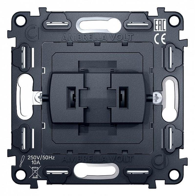 Механизм выключателя перекрестного одноклавишного Ambrella Volt Quant VM112 