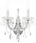 Бра iLamp Diamond W6071-2 CR+CL цвет плафона/подвески Прозрачный, цвет арматуры Хром