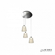 Подвесной светильник iLedex Flora WD8007-3 CR цвет плафона/подвески Прозрачный, цвет арматуры Хром-1