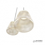 Подвесной светильник iLedex Flora WD8007-3 CR цвет плафона/подвески Прозрачный, цвет арматуры Хром-3
