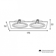 Встраиваемый светильник Wolta Alto WDL-GU5.3/01W-02 цвет Белый-5