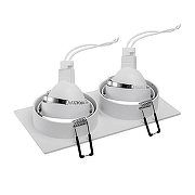 Встраиваемый светильник Wolta Alto WDL-GU5.3/02W-02 цвет Белый-4