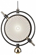 Подвесной светильник Wertmark Laura WE430.01.026 цвет плафона/подвески Прозрачный, цвет арматуры Серый
