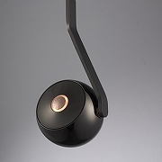 Подвесной светильник iLedex Orbit X-24619P BK цвет плафона/подвески Прозрачный, Черный, цвет арматуры Черный-5