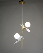 Подвесной светильник Zortes Floret ZRS.01201.02 цвет плафона/подвески Белый, цвет арматуры Бронза-3