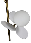 Подвесной светильник Zortes Floret ZRS.01201.02 цвет плафона/подвески Белый, цвет арматуры Бронза-6