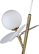 Подвесной светильник Zortes Floret ZRS.01201.02 цвет плафона/подвески Белый, цвет арматуры Бронза-7