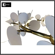 Люстра Zortes Floret ZRS.01201.18 цвет плафона/подвески Белый, цвет арматуры Белый, Бронза-5