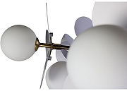 Люстра Zortes Floret ZRS.01201.18 цвет плафона/подвески Белый, цвет арматуры Белый, Бронза-8