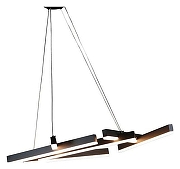 Люстра Zortes Aven ZRS.01243.01 цвет плафона/подвески Белый, Черный, цвет арматуры Черный-4