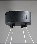 Люстра Zortes Aven ZRS.01243.01 цвет плафона/подвески Белый, Черный, цвет арматуры Черный-9