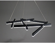 Люстра Zortes Aven ZRS.01243.03 цвет плафона/подвески Белый, Черный, цвет арматуры Черный-1