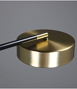 Люстра Zortes Lunar ZRS.01243.06 цвет плафона/подвески Белый, Латунь, цвет арматуры Латунь, Черный-6