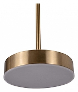 Подвесной светильник Zortes Lory ZRS.1055.01 цвет плафона/подвески Белый, Латунь, цвет арматуры Латунь