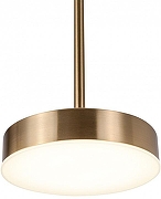 Подвесной светильник Zortes Lory ZRS.1055.01 цвет плафона/подвески Белый, Латунь, цвет арматуры Латунь-1