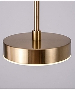 Подвесной светильник Zortes Lory ZRS.1055.01 цвет плафона/подвески Белый, Латунь, цвет арматуры Латунь-3