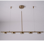 Подвесной светильник Zortes Lory ZRS.1055.05 цвет плафона/подвески Белый, Латунь, цвет арматуры Латунь-2