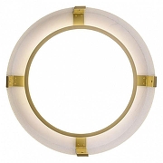 Накладной светильник Zortes Gerda ZRS.1097.40 цвет плафона/подвески Белый, Прозрачный, цвет арматуры Латунь-5