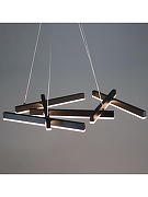 Накладной светильник Zortes Gerda ZRS.1097.40 цвет плафона/подвески Белый, Прозрачный, цвет арматуры Латунь-9