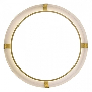 Накладной светильник Zortes Gerda ZRS.1097.60 цвет плафона/подвески Белый, Прозрачный, цвет арматуры Латунь-5