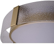 Накладной светильник Zortes Gerda ZRS.1097.60 цвет плафона/подвески Белый, Прозрачный, цвет арматуры Латунь-8