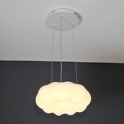 Подвесной светильник Zortes Soft ZRS.1119.01 цвет плафона/подвески Белый, цвет арматуры Серый-6