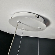 Подвесной светильник Zortes Soft ZRS.1119.01 цвет плафона/подвески Белый, цвет арматуры Серый-11