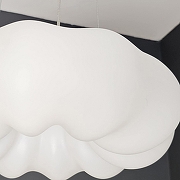 Подвесной светильник Zortes Soft ZRS.1119.01 цвет плафона/подвески Белый, цвет арматуры Серый-13