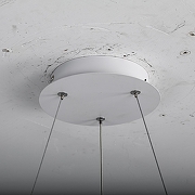 Подвесной светильник Zortes Soft ZRS.1119.02 цвет плафона/подвески Белый, цвет арматуры Серый-13