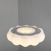 Подвесной светильник Zortes Soft ZRS.1119.02 цвет плафона/подвески Белый, цвет арматуры Серый-15