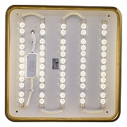 Накладной светильник Zortes Monna ZRS.1209.03 цвет плафона/подвески Белый, Латунь, цвет арматуры Латунь-3