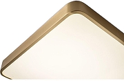 Накладной светильник Zortes Monna ZRS.1209.03 цвет плафона/подвески Белый, Латунь, цвет арматуры Латунь-7