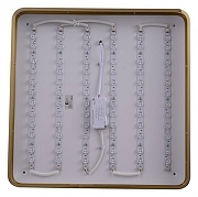 Накладной светильник Zortes Monna ZRS.1209.05 цвет плафона/подвески Белый, Латунь, цвет арматуры Латунь-3