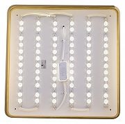 Накладной светильник Zortes Monna ZRS.1209.05 цвет плафона/подвески Белый, Латунь, цвет арматуры Латунь-4