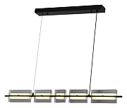 Подвесной светильник Zortes Loft ZRS.1802.100 цвет плафона/подвески Светло-серый, цвет арматуры Черный-2