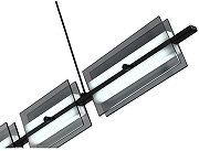 Подвесной светильник Zortes Loft ZRS.1802.100 цвет плафона/подвески Светло-серый, цвет арматуры Черный-5