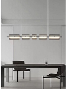 Подвесной светильник Zortes Loft ZRS.1802.100 цвет плафона/подвески Светло-серый, цвет арматуры Черный-7