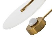 Бра Zortes Elly ZRS.1818.01 цвет плафона/подвески Белый, цвет арматуры Латунь-5