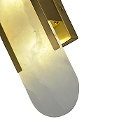 Накладной светильник Zortes Marmo ZRS.1818.03 цвет плафона/подвески Белый, цвет арматуры Латунь-6