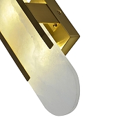 Накладной светильник Zortes Marmo ZRS.1818.03 цвет плафона/подвески Белый, цвет арматуры Латунь-8