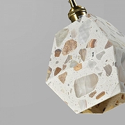 Подвесной светильник Zortes Terrazzo ZRS.1878.01 цвет плафона/подвески Белый, цвет арматуры Латунь-6